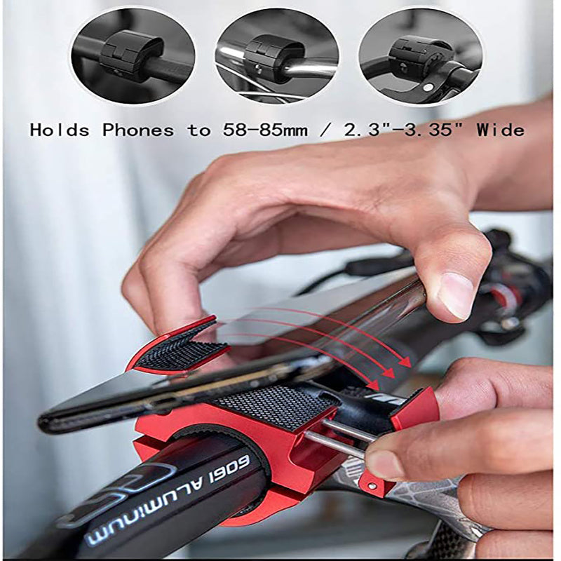 Bike Phone Mount Folding Motorcycle Phone Holder Aluminum Universal Cell Phone Bicycle Stand Vital