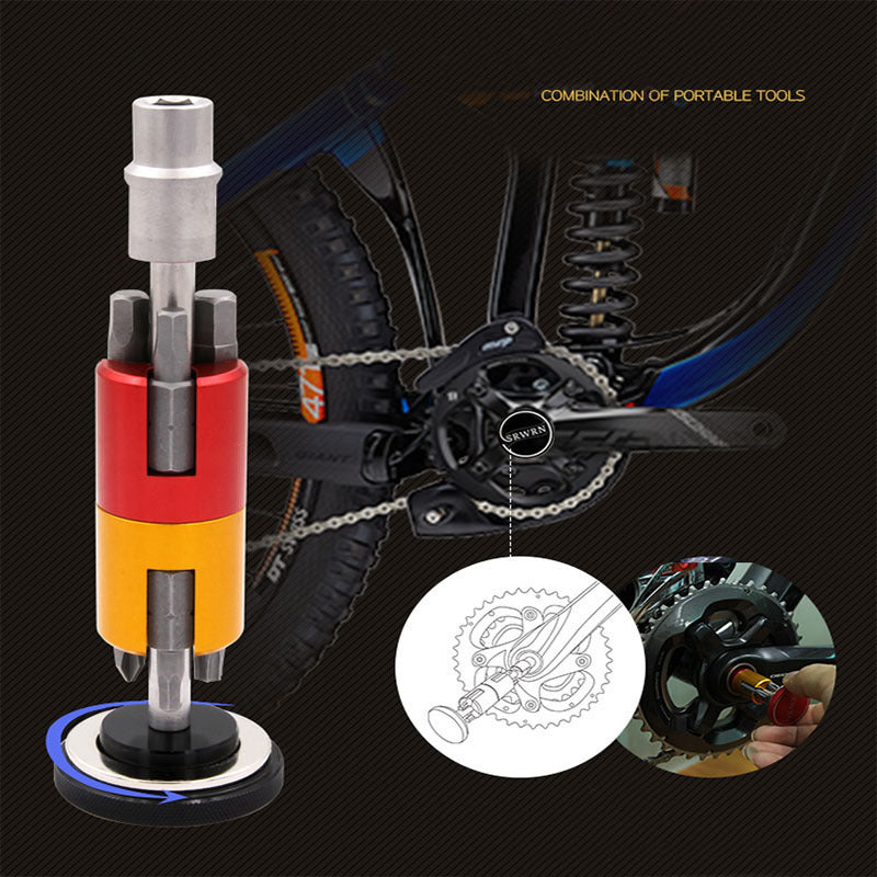 Portable hidden bicycle multi-function tool Vital