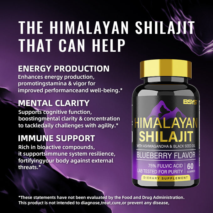 BSYS SHILAJIT GUMMIES 60'S Vital