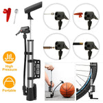 Mini Bike Portable Bicycle Tire Inflator Ball Air W Mount Frame For Mountain Road Bike Vital