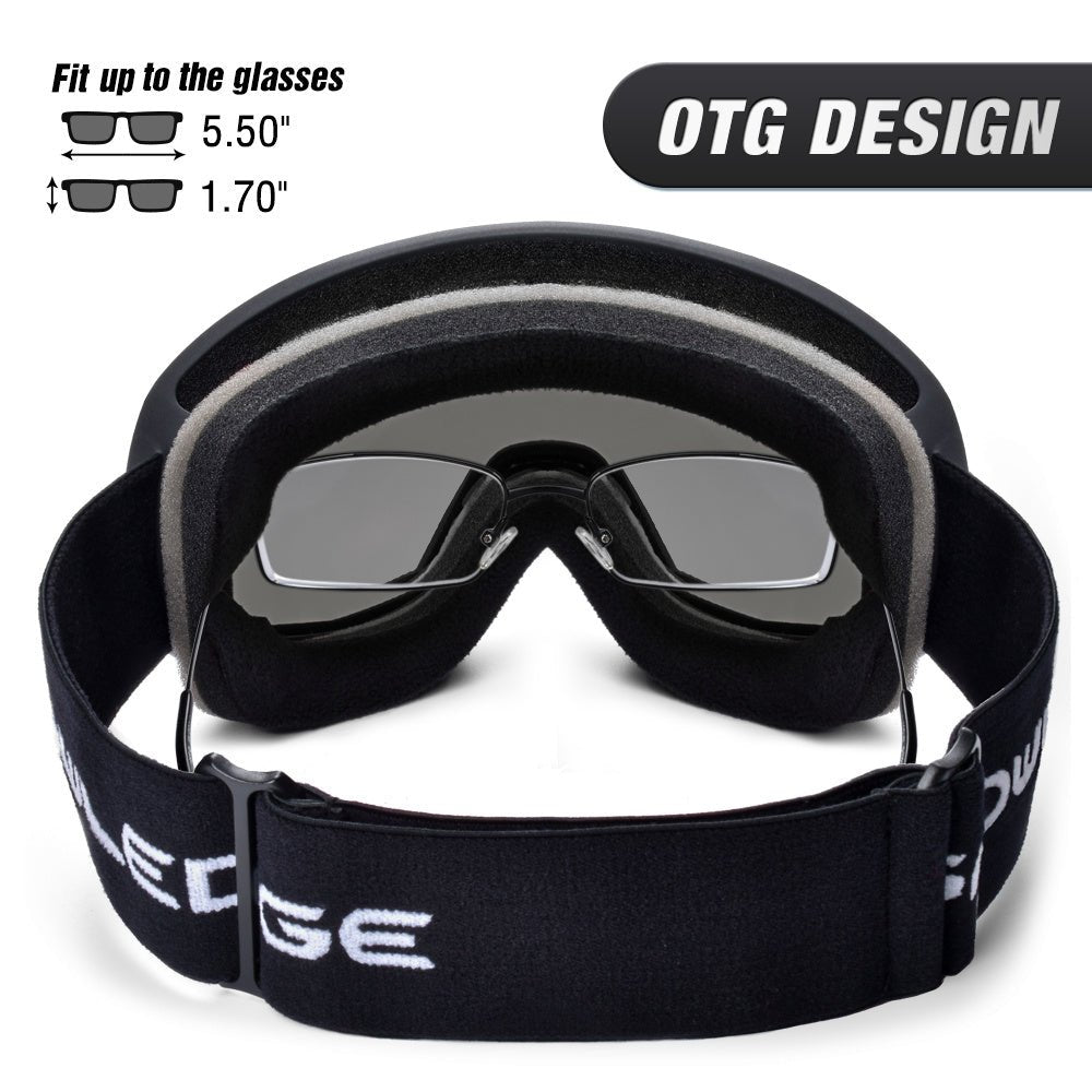 Double - layer anti - fog ski goggles, - Vital