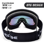 Double - layer anti - fog ski goggles, - Vital