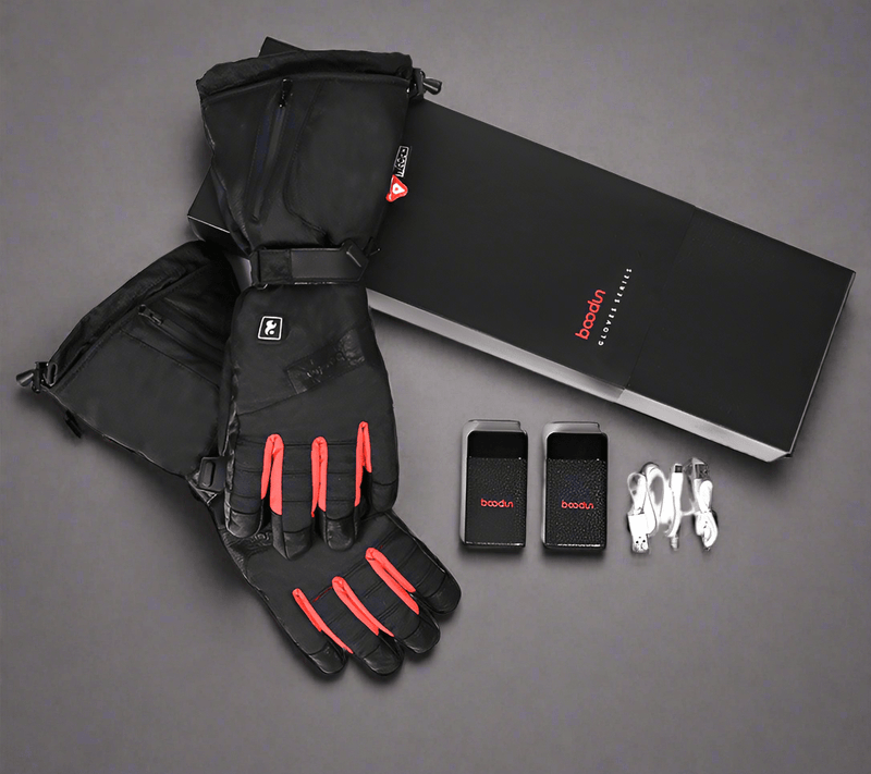 Heated Sheepskin ski Gloves - Vital