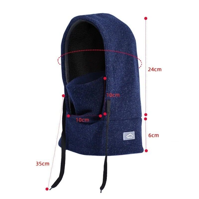 Kids Fleece Balaclava: windproof face mask, neck warmer, and ski hood - Vital