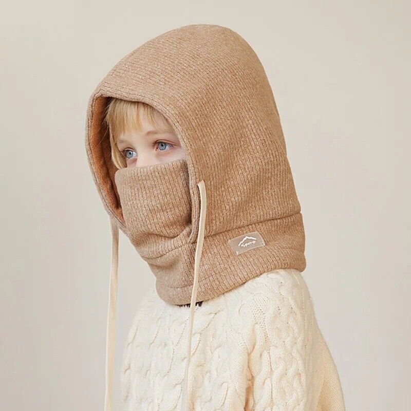 Kids Fleece Balaclava: windproof face mask, neck warmer, and ski hood - Vital