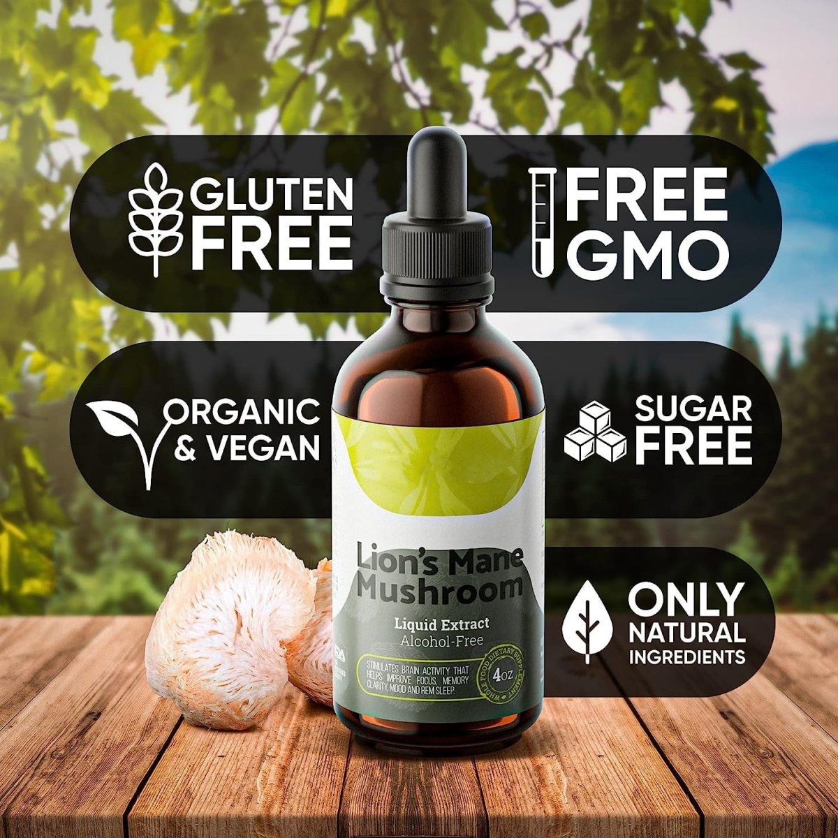 Lion’s Mane Mushroom Drops - Vital