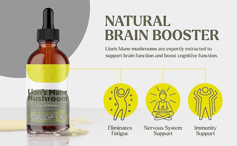 Lion’s Mane Mushroom Drops - Vital