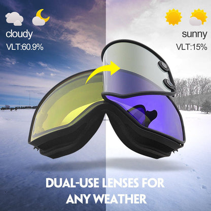 Magnet myopia night vision ski goggles - Vital