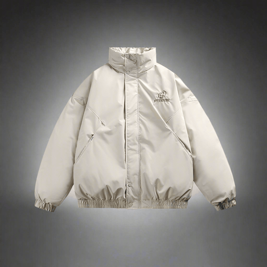 Male Outdoor Loose White Duck Down Jacket - Vital