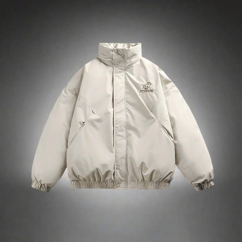 Male Outdoor Loose White Duck Down Jacket - Vital