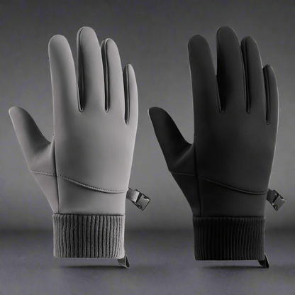 Men's Outdoor Windproof Cycling Velvet Padded Gloves - Vital
