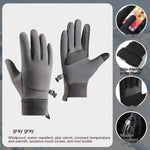 Men's Outdoor Windproof Cycling Velvet Padded Gloves - Vital