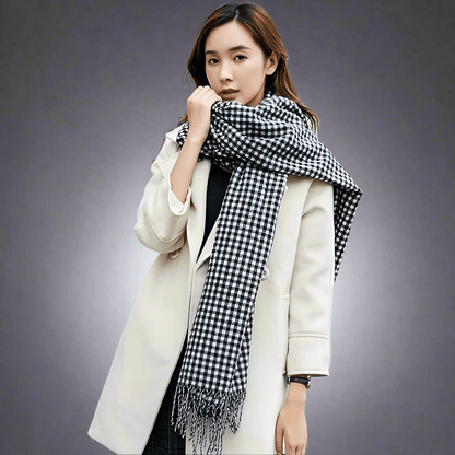 Plaid scarf men's winter women's snood - Vital