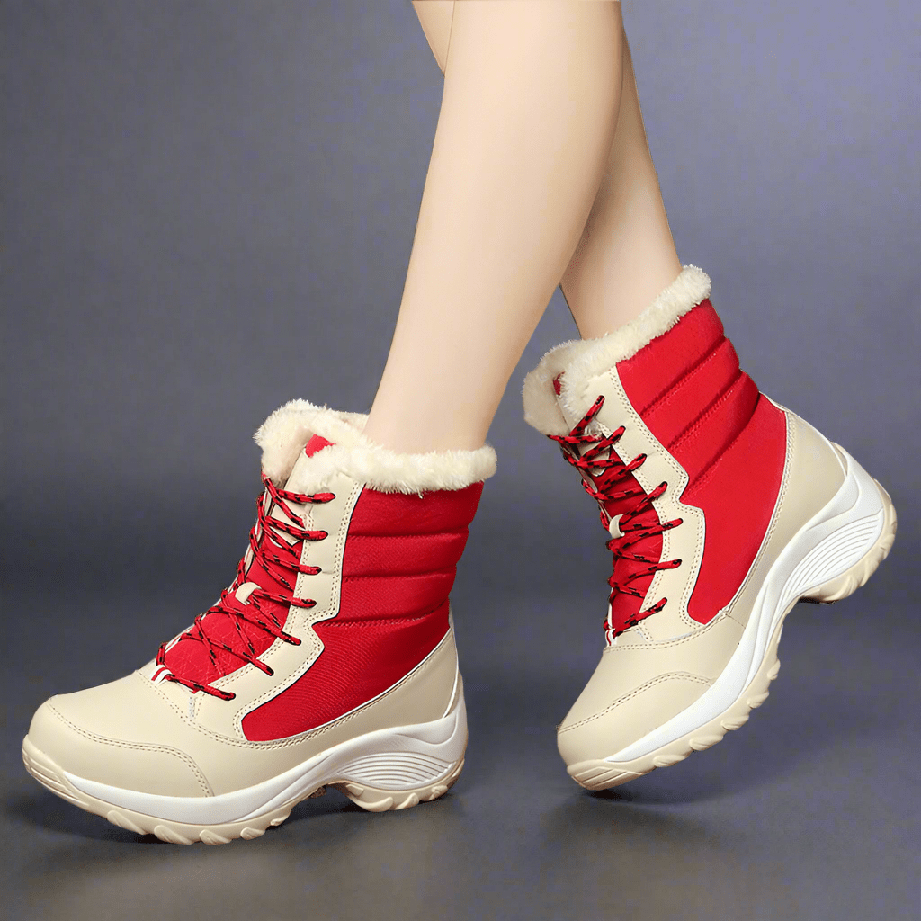 Plus velvet high - top women's shoes waterproof snow boots - Vital