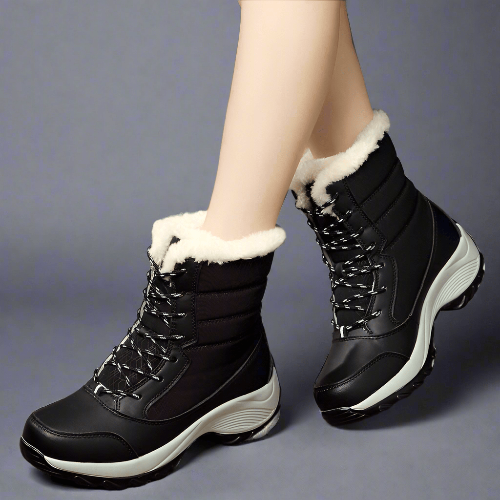 Plus velvet high - top women's shoes waterproof snow boots - Vital