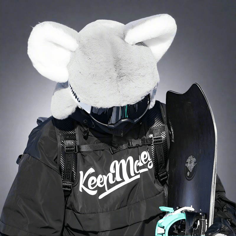 Plush Animal Ski Helmet Cover - Vital