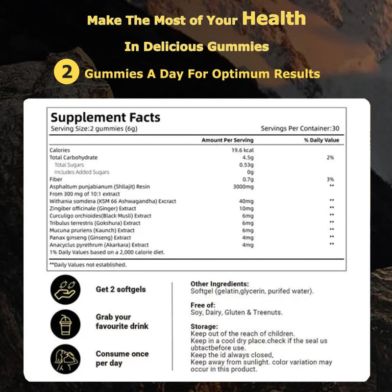 Shilajit Gummies - Vital