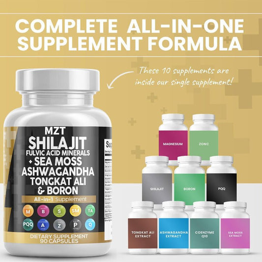 Shilajit, Sea Moss, Ashwagandha Complex - Vital