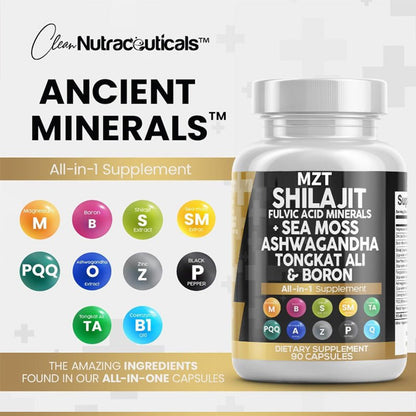 Shilajit, Sea Moss, Ashwagandha Complex - Vital