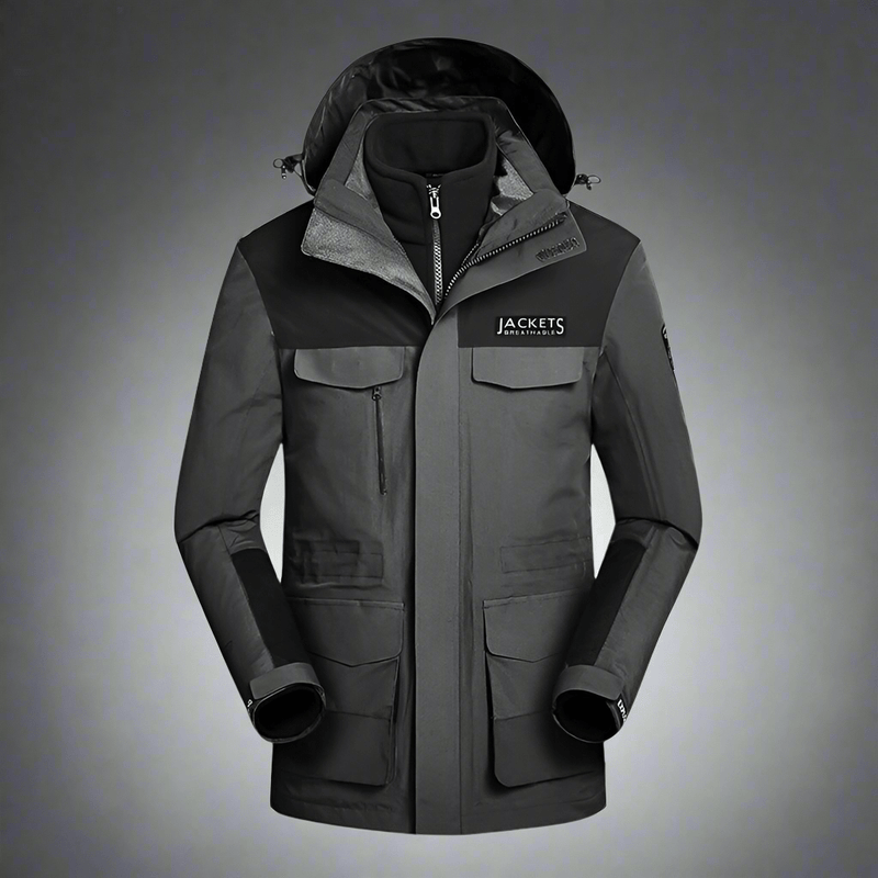 Soft shell ski jacket windproof, waterproof for Men and women - Vital