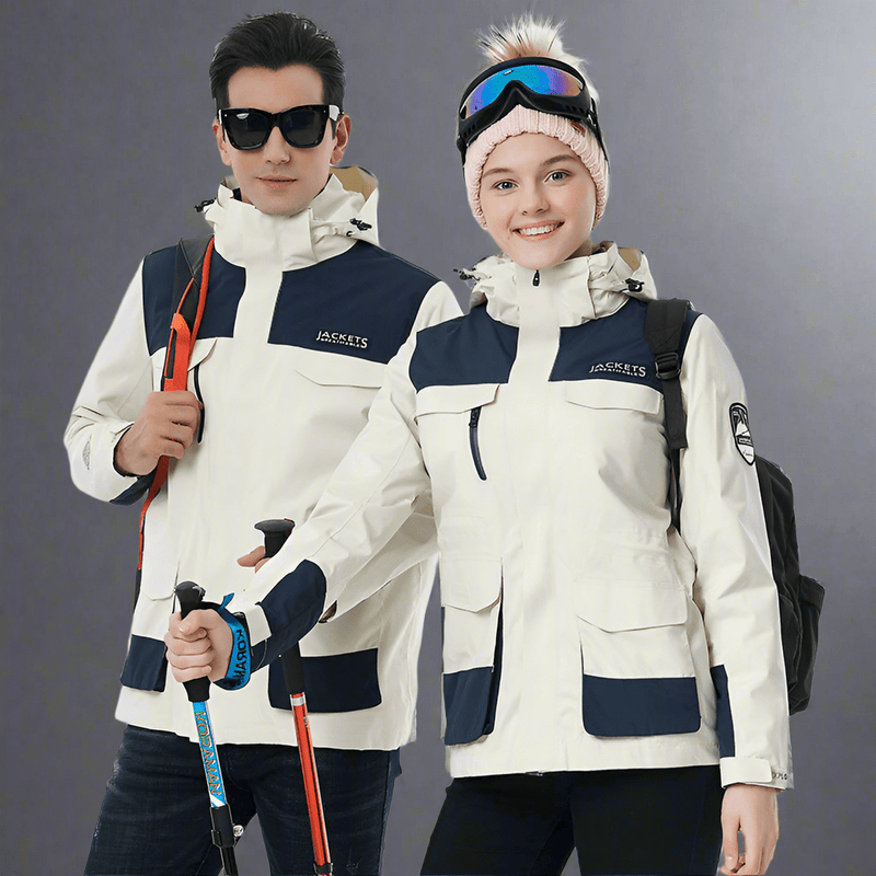 Soft shell ski jacket windproof, waterproof for Men and women - Vital