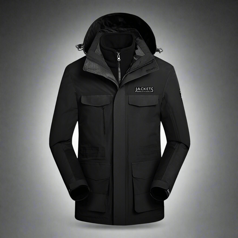 Soft shell ski jacket windproof, waterproof for Men and women - Vital
