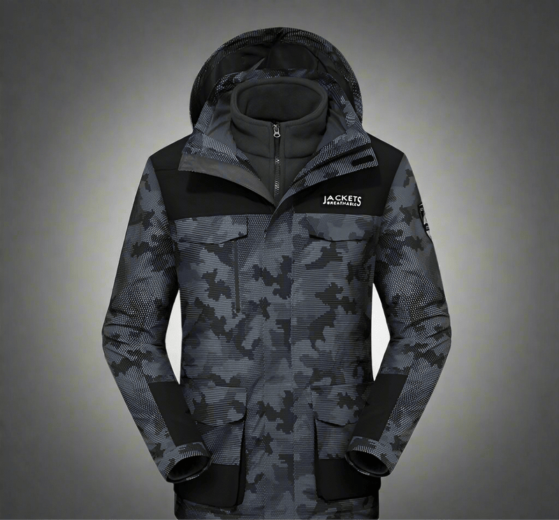 Soft shell ski jacket windproof, waterproof for Men and women - Vital