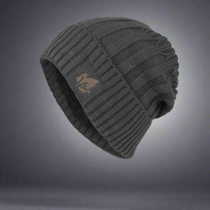 Velvet Short Cuffed Pullover Knitted Beanie Hat - Vital