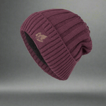 Velvet Short Cuffed Pullover Knitted Beanie Hat - Vital
