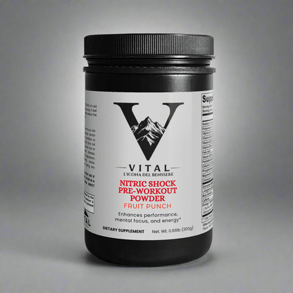 Vital | Nitric Shock Pre - Workout Powder (Fruit Punch) - Vital