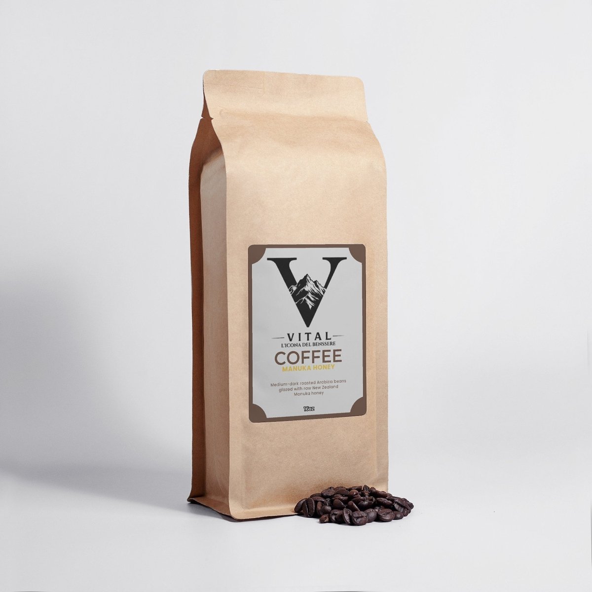 Vital | NZ Manuka Honey Coffee 16oz - Vital