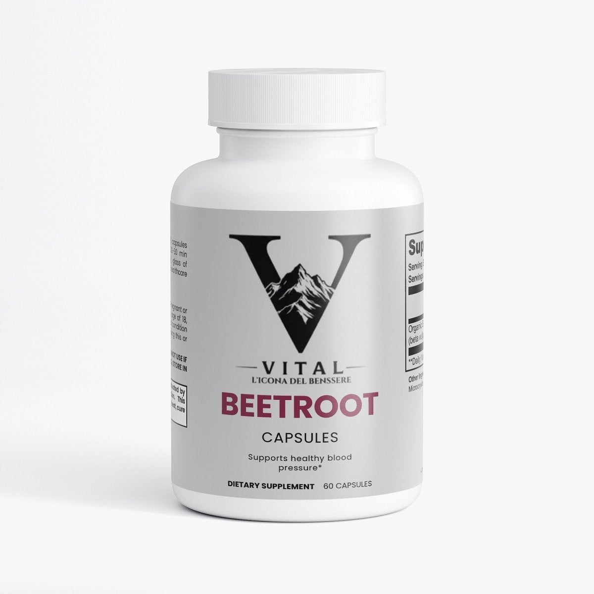 Vital | Organic Beetroot - 60 capsules - Vital