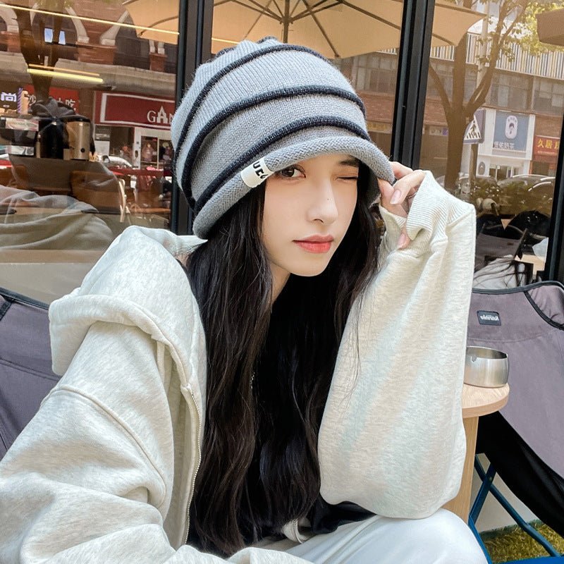 Water Ripple Knitted Beanie - Vital