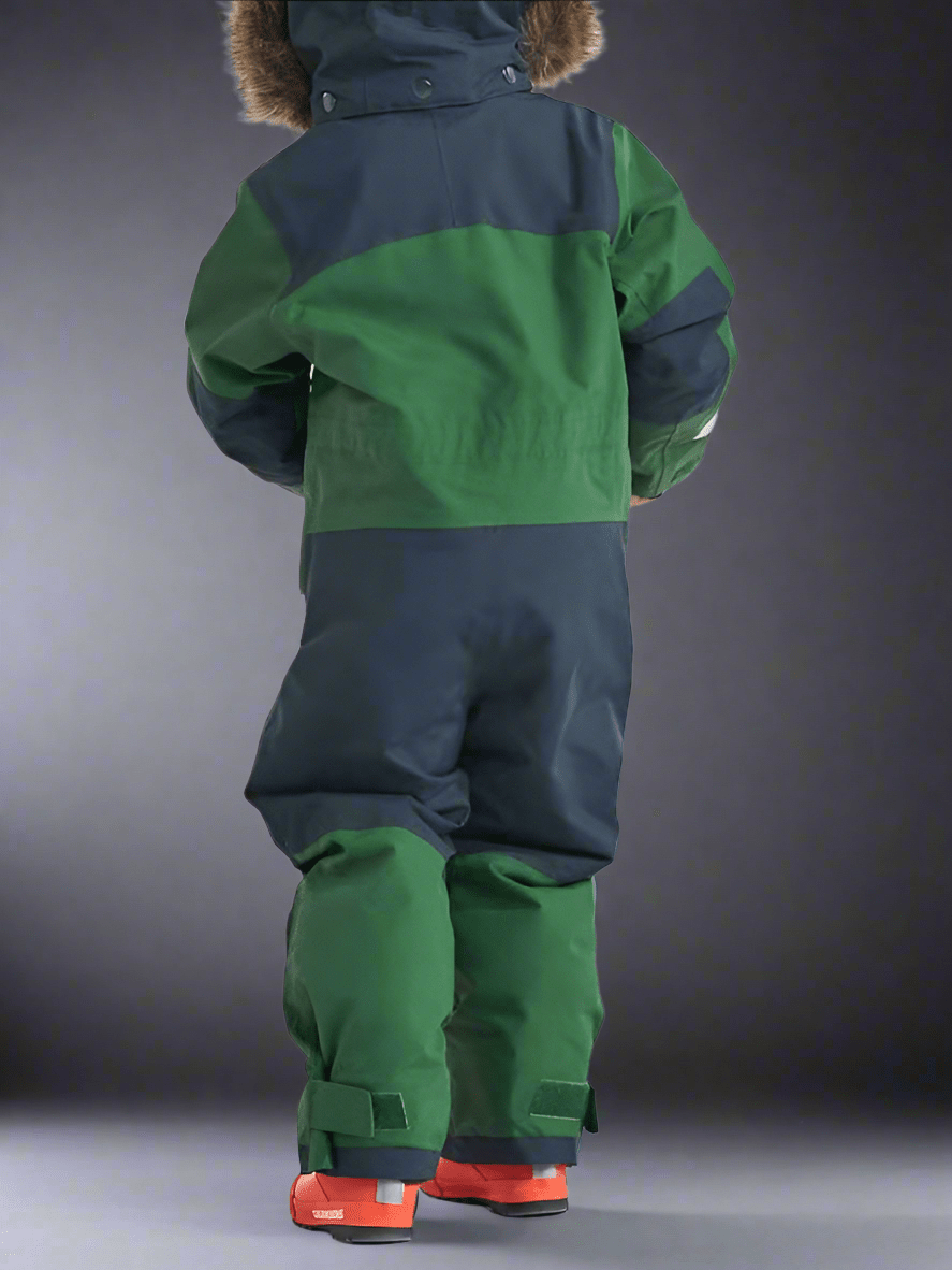 Windproof Waterproof Thickened Luminous Children's One - piece Ski Suit Boys' And Girls' Cotton - padded Clothes - Vital