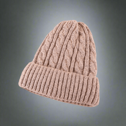 Winter Mohair Women Fleece Knitted Beanie - Vital