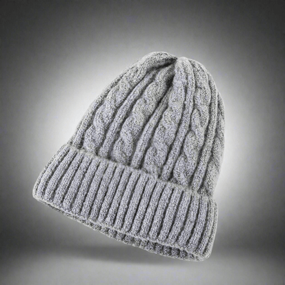 Winter Mohair Women Fleece Knitted Beanie - Vital