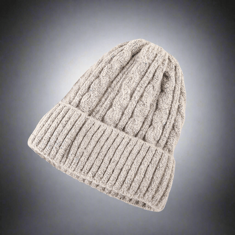 Winter Mohair Women Fleece Knitted Beanie - Vital