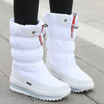 Winter New Plus Velvet Thick Cotton Shoes Thermal Middle Tube Waterproof Non - slip Boots - Vital